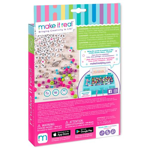 Make It Real Pulseras Alfabeto