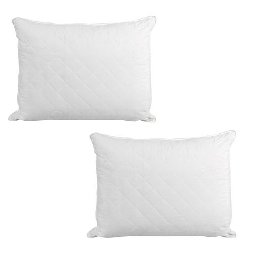 Set de dos almohadas rectangulares de algodón
