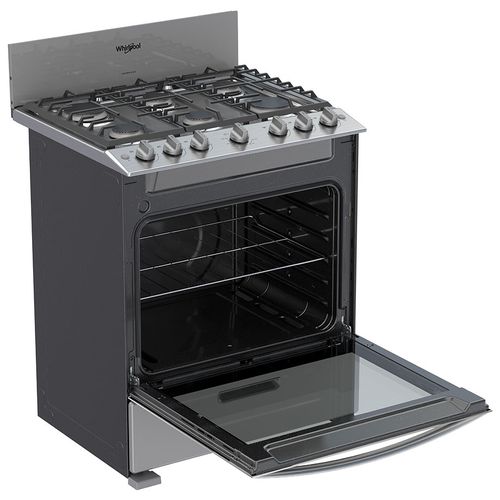 Cocina 6 quemadores con horno a gas 76 cm (30") LWFR3400D Whirlpool