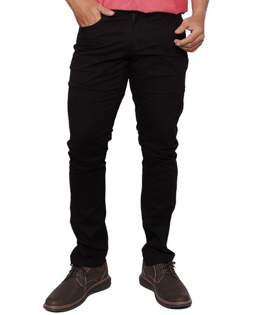 Pantalón 5pocket negro para hombre