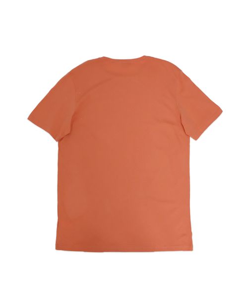 Camiseta básica anaranjada para hombre