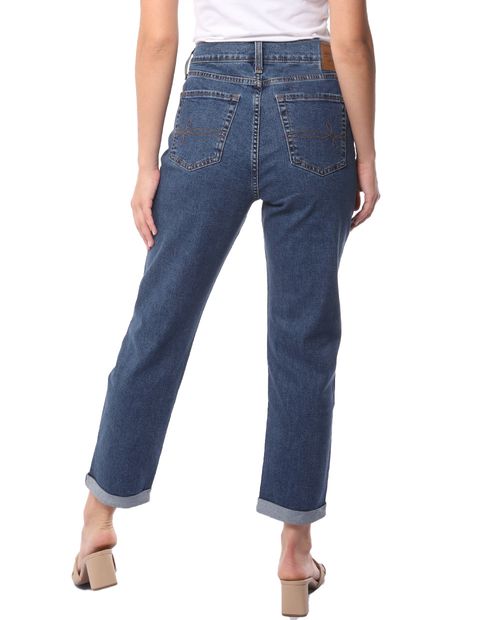 Jeans Denizen boyfriend lavado medio de cintura alta para dama