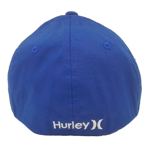 Gorra azul bordada Hurley para hombre