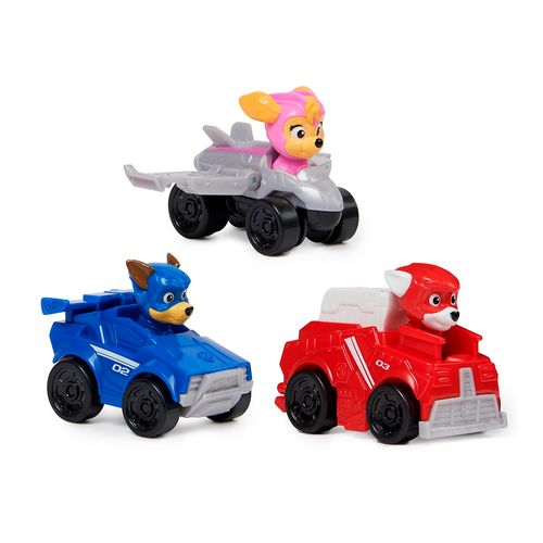 Paw Patrol Mighty Movie Pawket Set Vehiculo X6