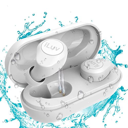 Audífono in ear true bluetooth fitness blanco