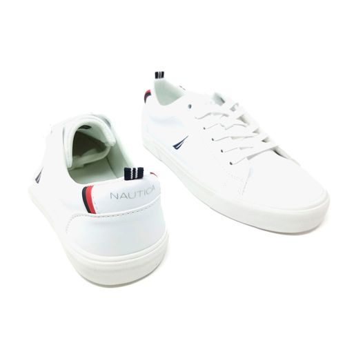 Zapato deportivo casual Nautica blanco para hombre