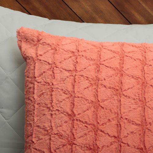 Cojín body pillow con diseño de rombos 41x92 cm