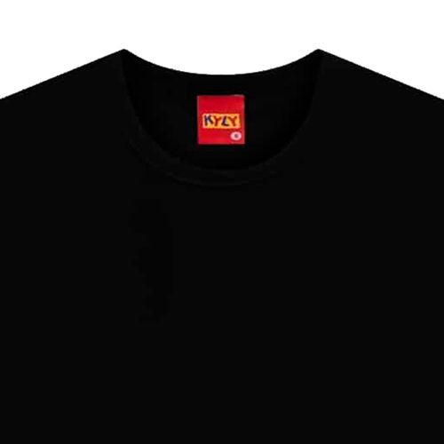 Camiseta negra sólido para niño
