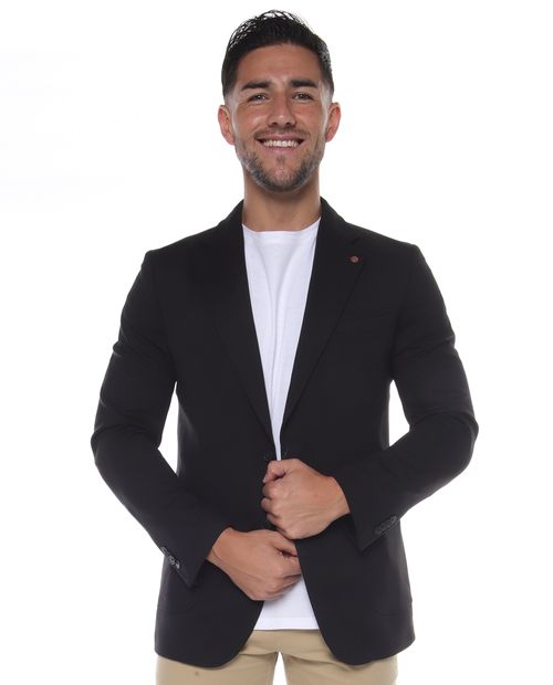 Blazer sport sólido para hombre