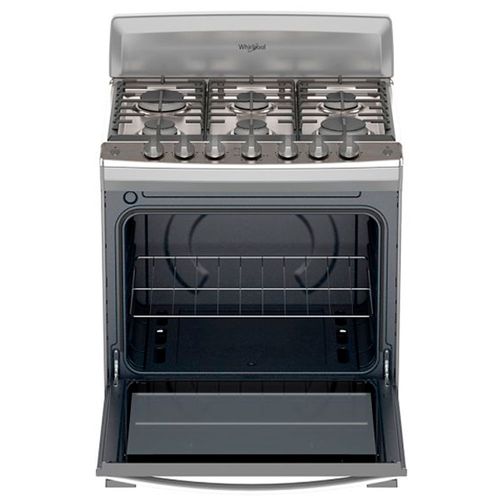 Cocina 6 quemadores con horno a gas 76 cm (30") LWFR3000S Whirlpool