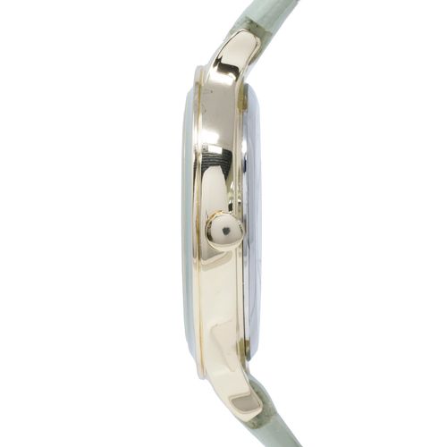 Reloj Nine West análogo cuero turquesa para mujer