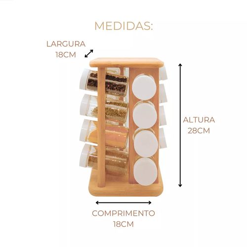 Organizador de  condimentos