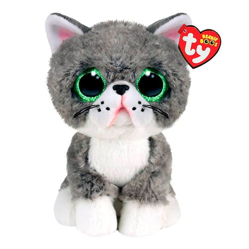 Ty beanie boos fergus gato gris regular