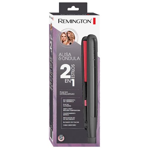 Plancha alisadora 1" (2.54 cm) Remington Pro Ceramic 2 en 1