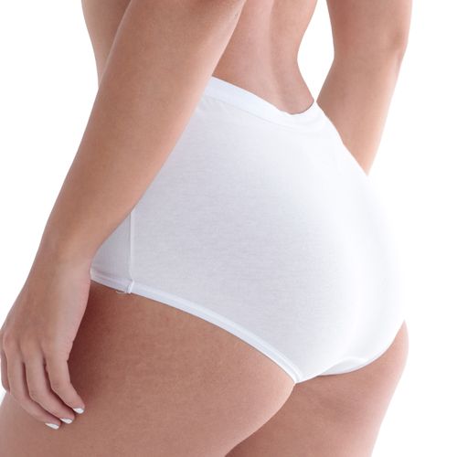 Hípster Orange estampado de cintura alta para mujer