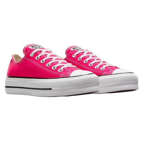 Zapato Converse Chuck Taylor All Star Lift casual color fucsia/blanco para mujer