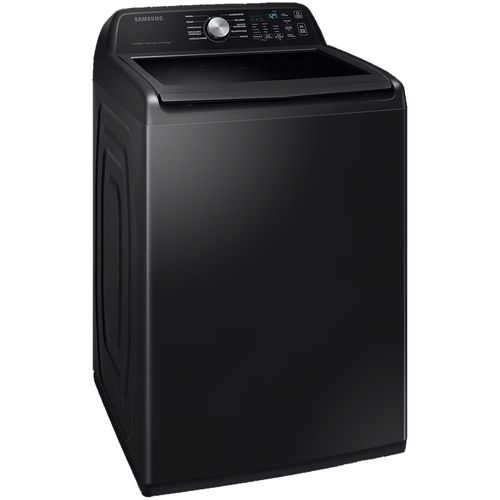 Lavadora Samsung carga superior 23KG negra //  WA23C3554GV/AP