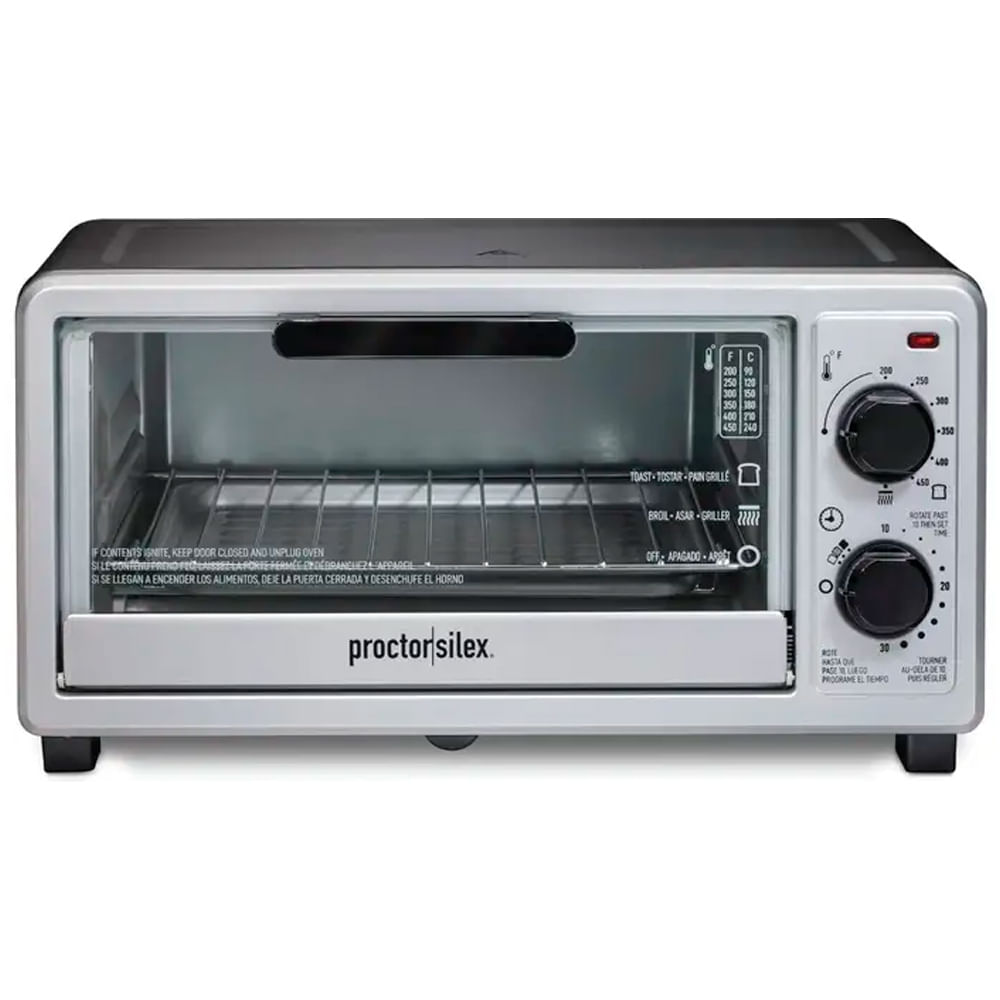 Horno tostador para 4 rebanadas multifunción 1100 Watts