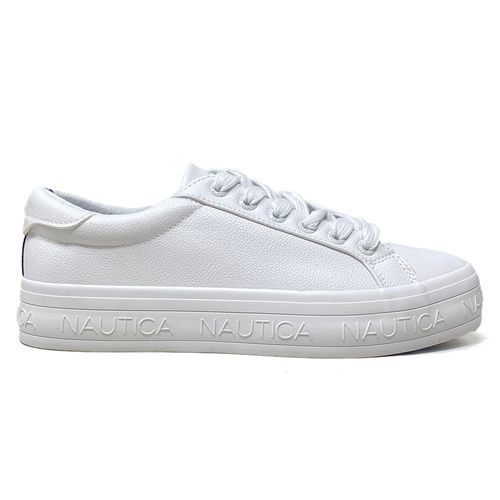 Zapato casual Nautica Aelisa color blanco para mujer
