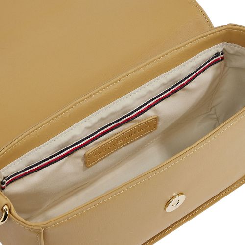 Cartera crossbody Tommy Hilfiger color beige para mujer