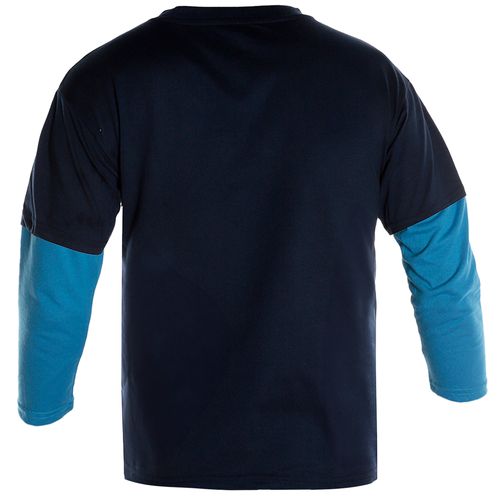 Camiseta bicolor sólido para niño