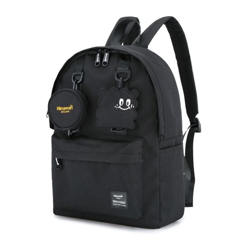 Mochila Himawari juvenil negra