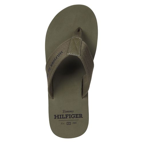 Sandalia de playa Tommy Hilfiger color verde para hombre