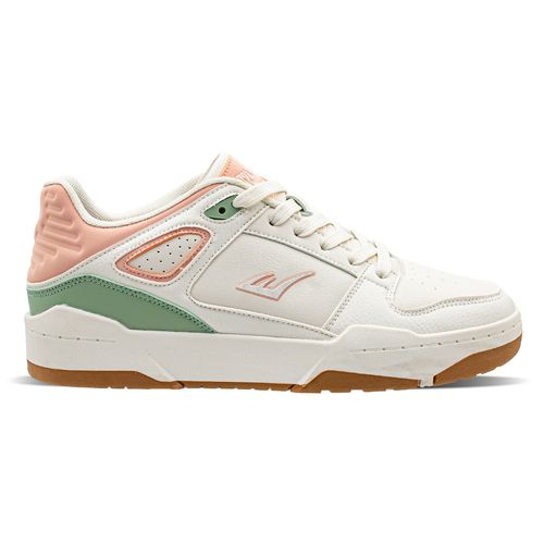 Zapato casual Everlast Derek color blanco/rosa para mujer