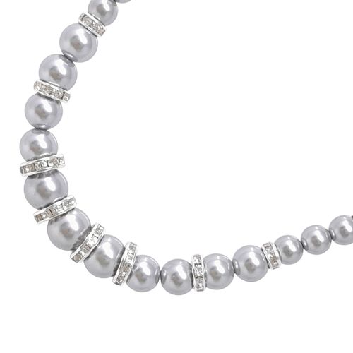 Cadena de plata 6mm-18" para mujer