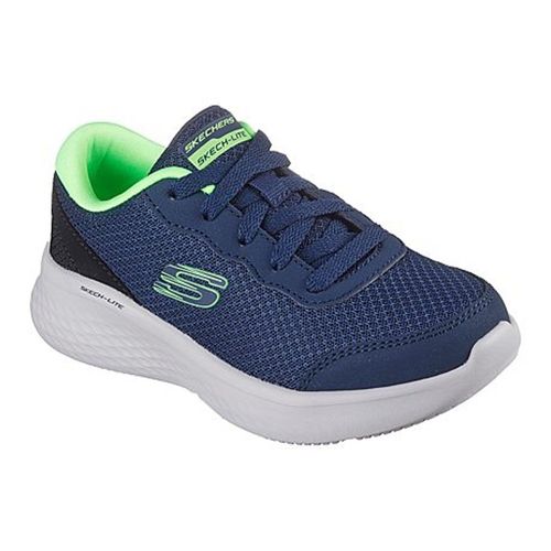 Zapato deportivo casual Skechers azul para niño