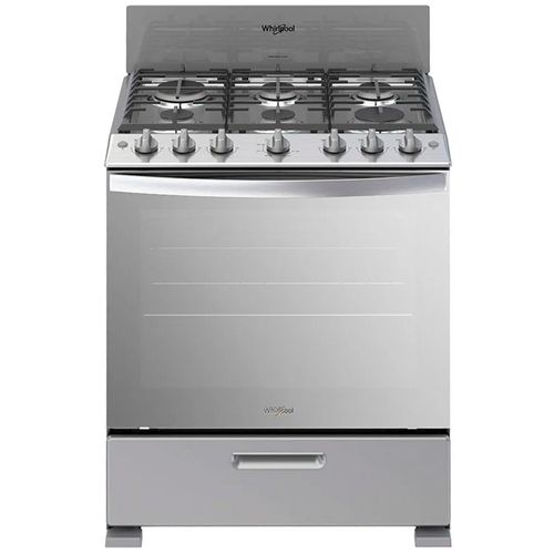 Cocina 6 quemadores con horno a gas 76 cm (30") LWFR3400D Whirlpool