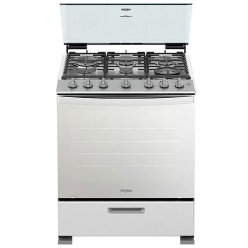 Cocina 6 quemadores con horno 5.1 PCU a Gas LWFR7000S Whirlpool