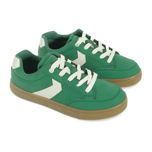 Zapato casual Colloky color verde para niño