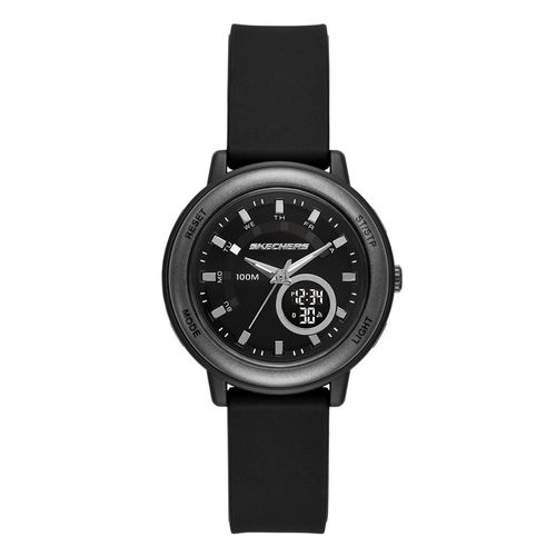 Reloj Skechers análogo/digital de silicón negro para hombre