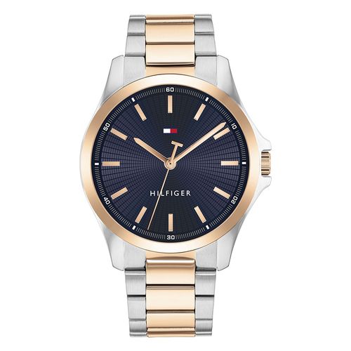 Reloj Tommy Hilfiger análogo metálico bicolor para hombre