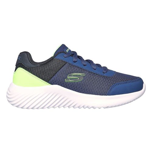 Zapato deportivo casual Skechers azul para niño