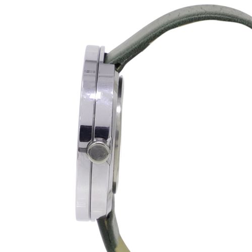 Reloj Q&Q análogo cuero verde para hombre