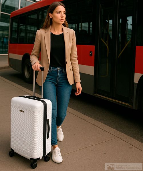 Maleta Travel Pro Runaway pequeña blanca