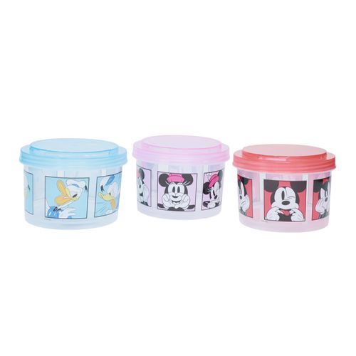 Set de recipientes apilables de plástico Disney 200 ml