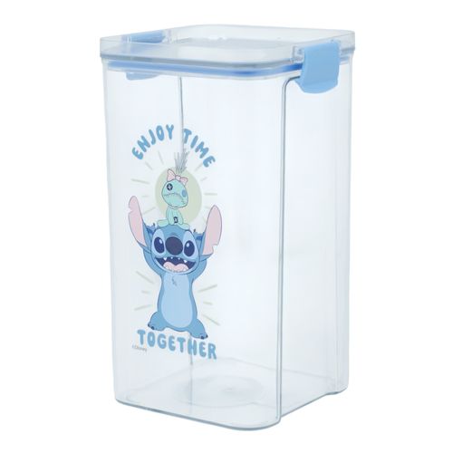 Depósito hermético de plástico Disney Stitch 1.3 litros