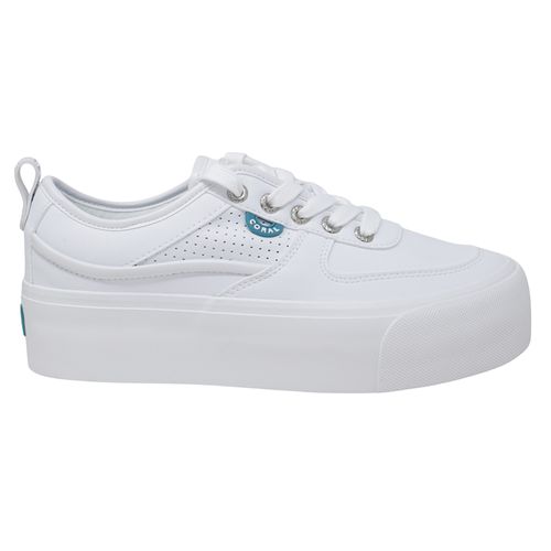 Zapato casual Coral color blanco para mujer