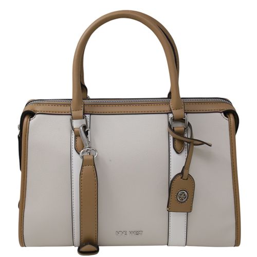 Cartera satchel Nine West bicolor para mujer