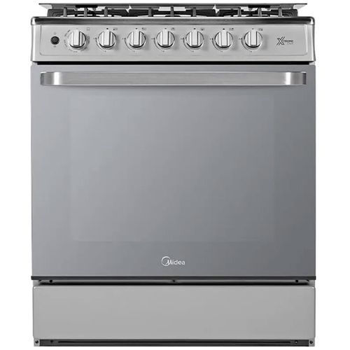 Cocina 6 quemadores con horno MGS30FS1LEAMG Midea