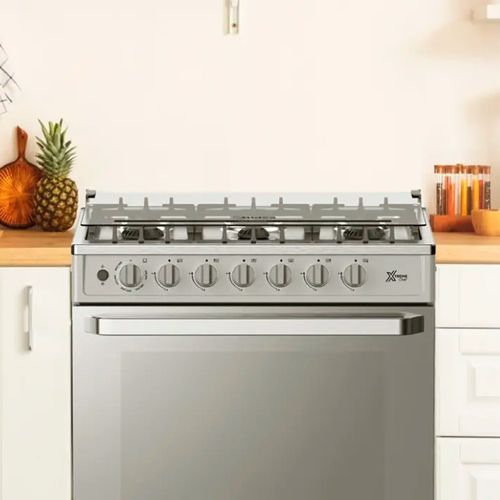 Cocina 6 quemadores con horno MGS30FS1LEAMG Midea