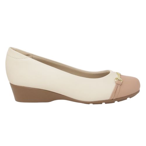 Zapato casual Nicolle color beige/nude para mujer