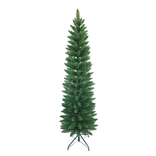 Árbol navideño tipo lápiz 6 pies (182 cm) con 219 puntas