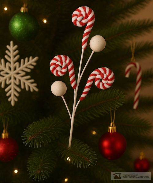 Rama decorativa de caramelos 53 cm