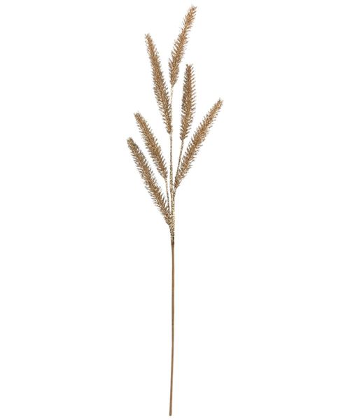 Rama decorativa de pino rose gold con glitter 78 cm