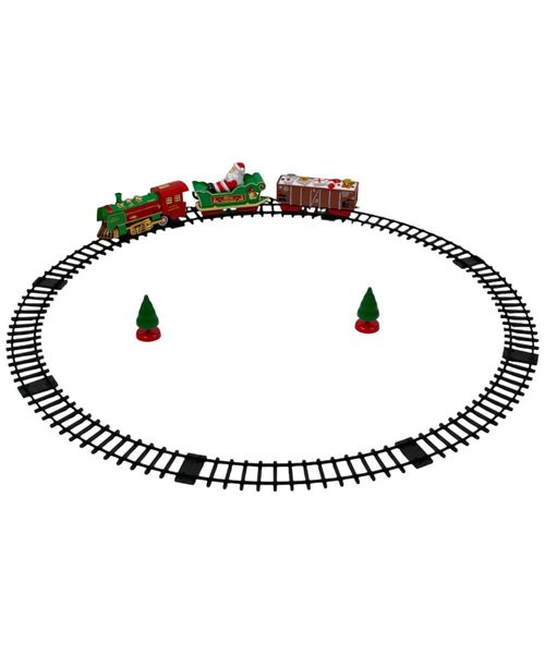 Tren navideño con luz y música 78 x 78 cm