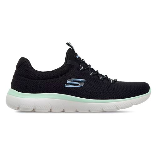 Zapato casual Skechers Summits color negro para mujer